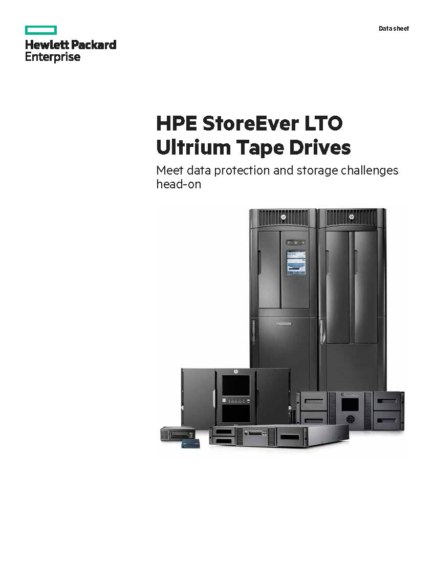 Hpe Storeever Lto 7 Ultrium 15000 External Tape Drive